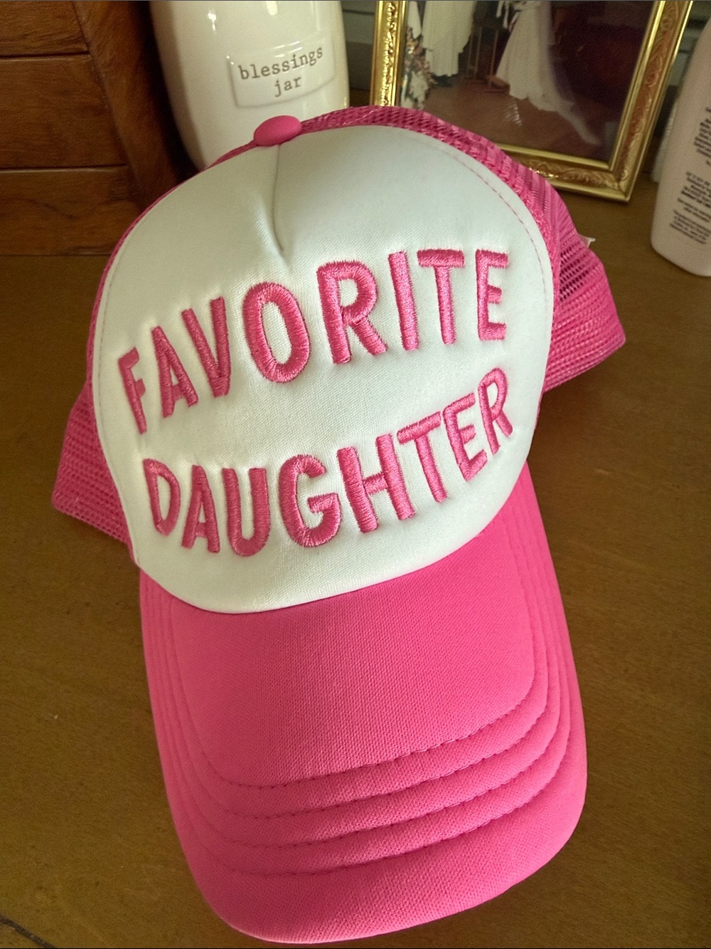 Favorite Daughter Pink Trucker Hat - Kids Accessories